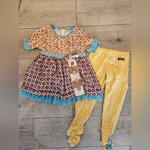 Matilda Jane Girls Shirt And Pants Set